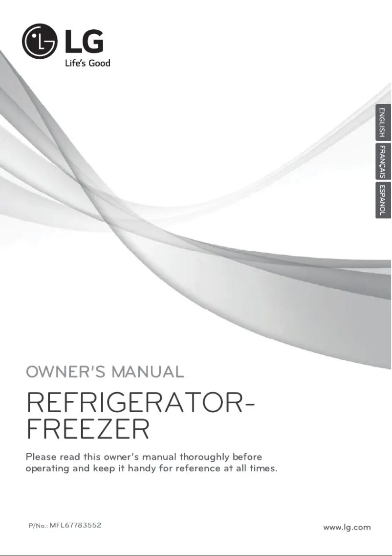 Page 1 de la notice Manuel utilisateur LG GB44SVN