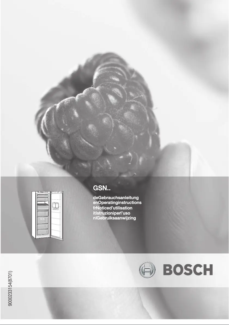 Page n°1 - Manuel utilisateur Bosch GSN28V01