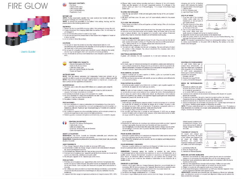 Page 1 de la notice Manuel utilisateur i.Sound ISOUND-5286