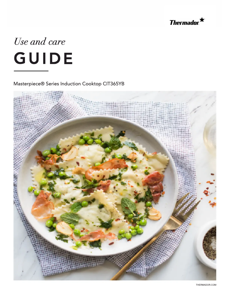 Image de la première page du manuel de l'appareil CIT365YB