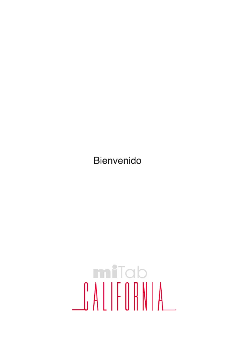 Page 1 de la notice Manuel utilisateur Wolder MiTab California