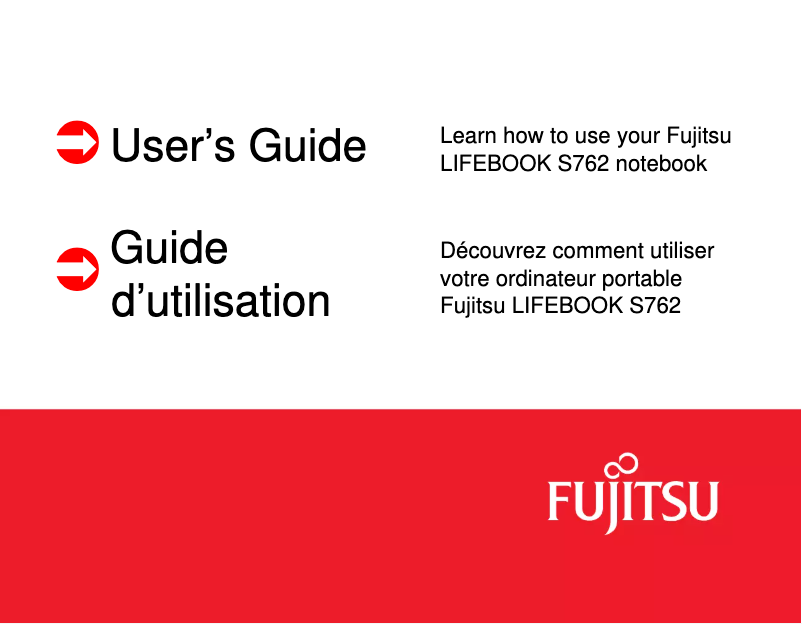 Page n°1 - Manuel utilisateur Fujitsu LifeBook S762