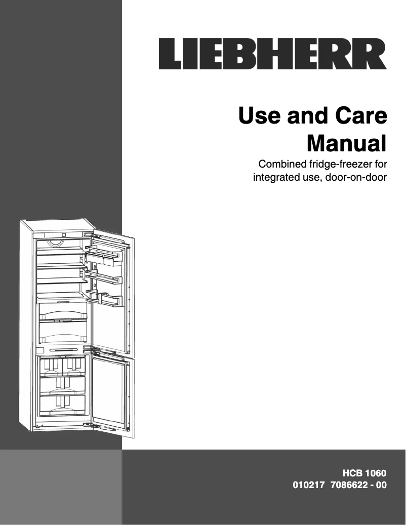 Page n°1 - Manuel utilisateur Liebherr HCB 1060