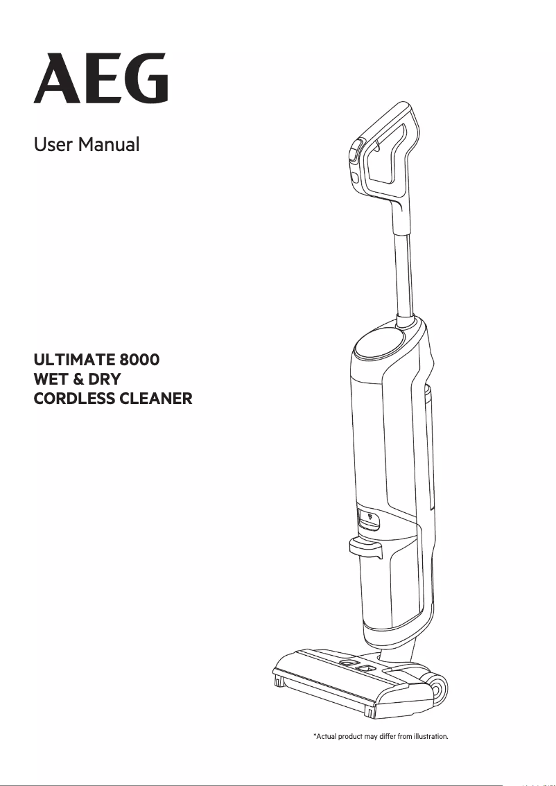 Page n°1 - Manuel utilisateur AEG Ultimate 8000 AW81U3DB