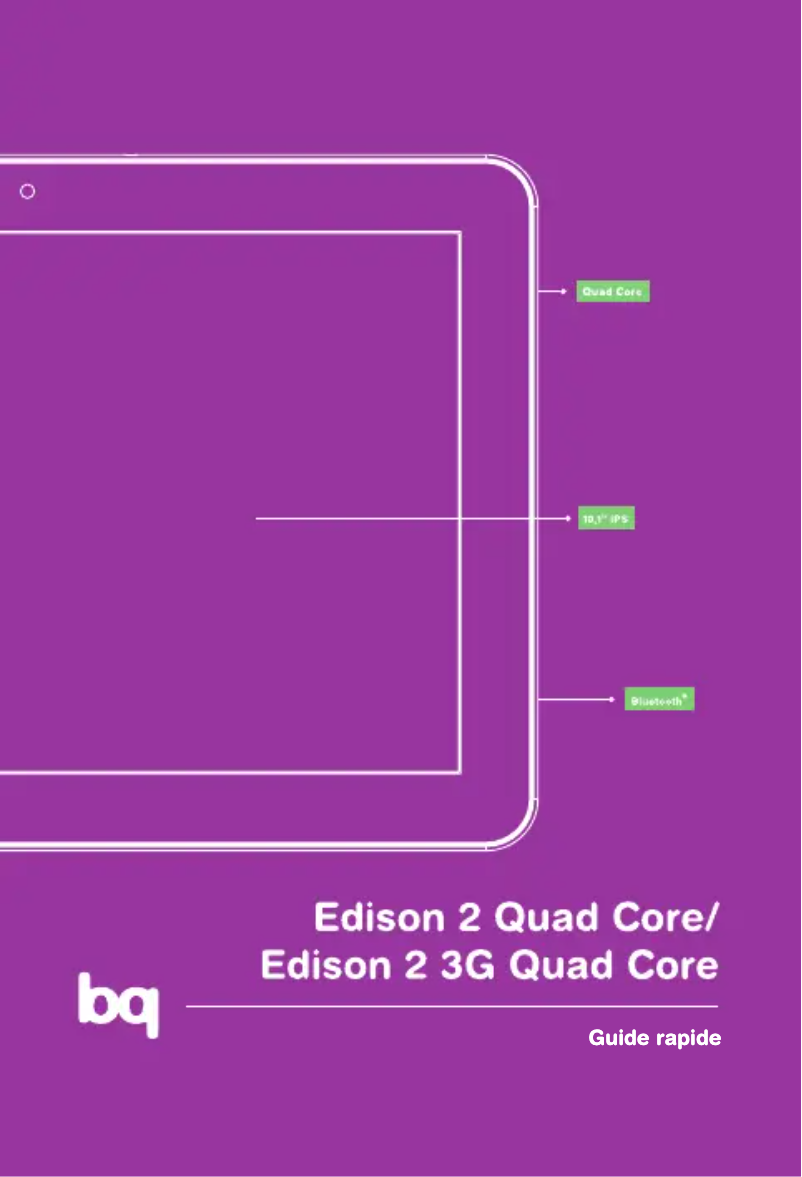Page n°1 - Manuel utilisateur bq Edison 2 Quad Core