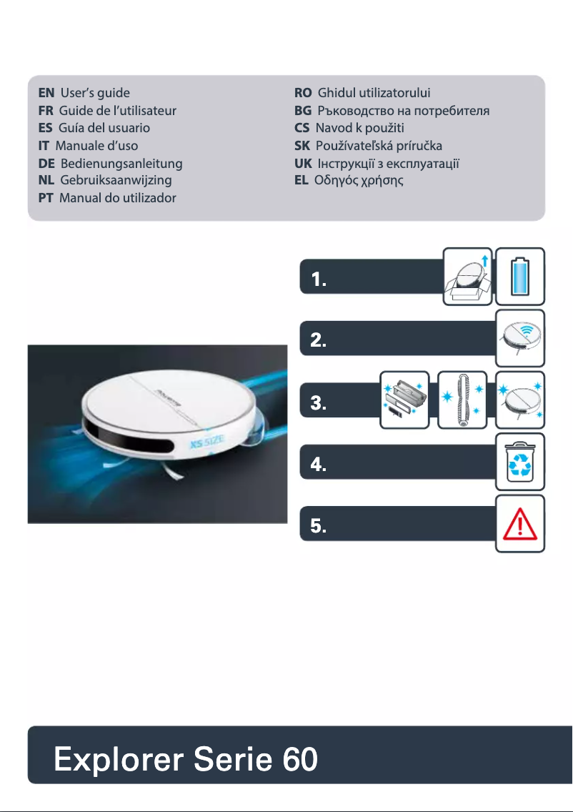 Page n°1 - Manuel utilisateur Rowenta Explorer Serie 60 RR7447