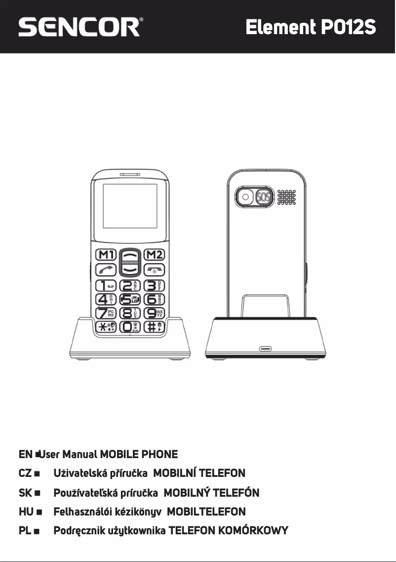 Image de la première page du manuel de l'appareil Element P012S