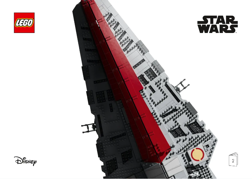 Page 1 de la notice Consignes visuelles Lego Star Wars 75367