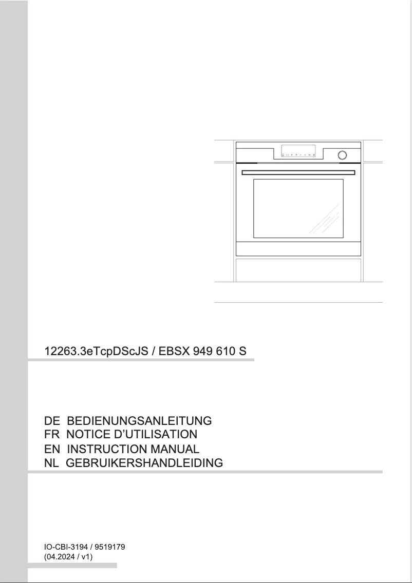 Página 1 del manual Manual de usuario Amica EBSX 949 610 S