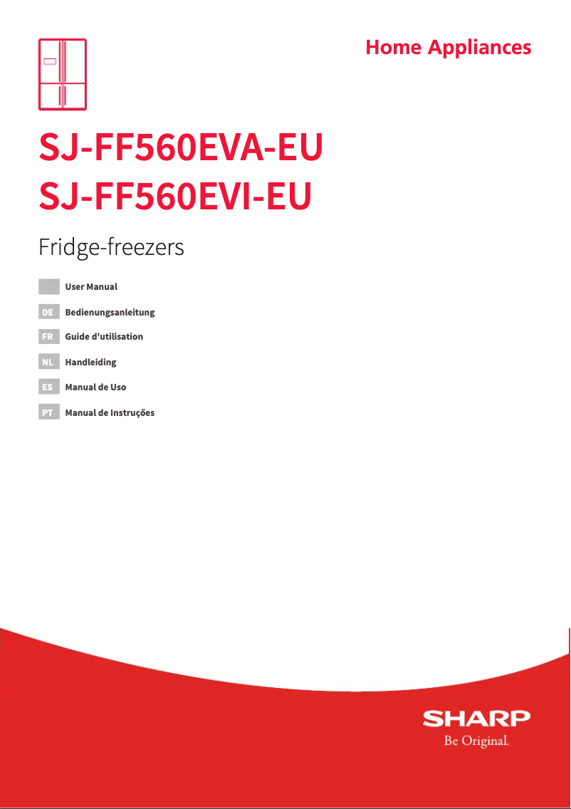 Image de la première page du manuel de l'appareil SJ-FF560EVA-EU
