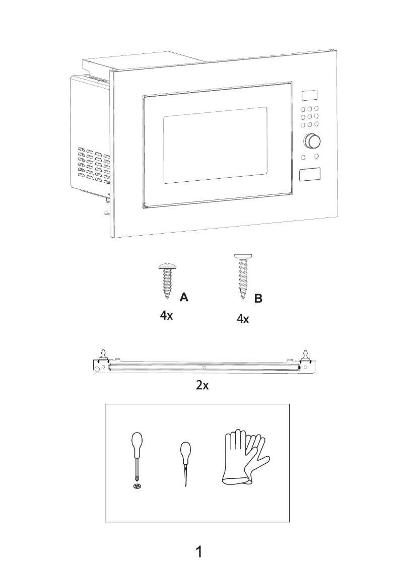 Page 1 de la notice Manuel utilisateur Hotpoint MF20G IX H