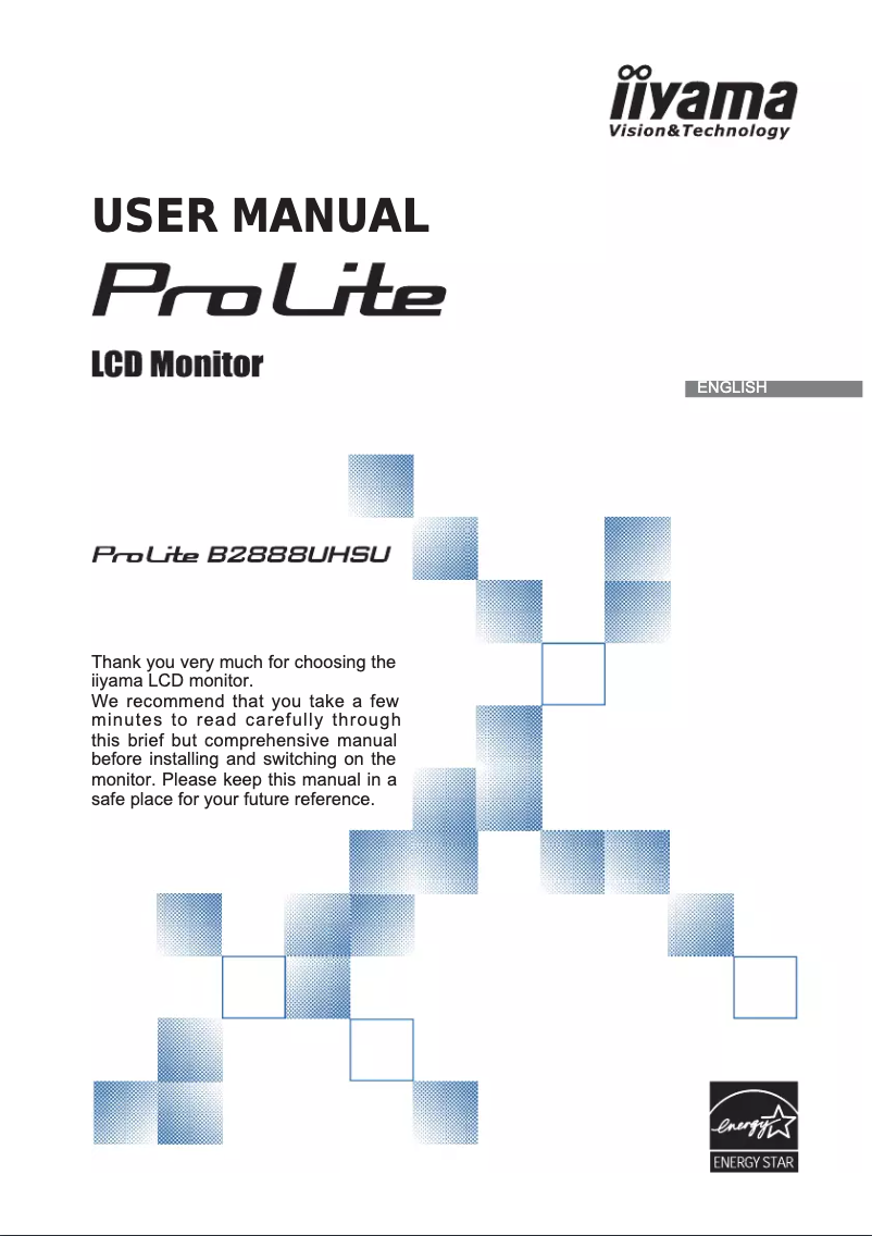 Página 1 del manual Manual de usuario Iiyama ProLite B2888UHSU