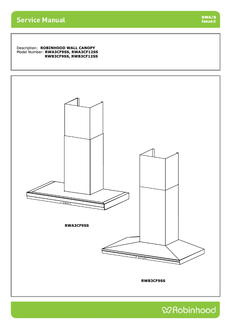 Page n°1 - Fiche technique Robinhood RWB3CF12SS