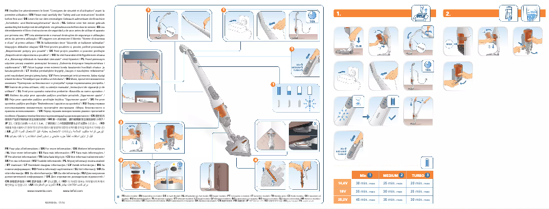 Page n°1 - Manuel utilisateur Tefal TY8818RH