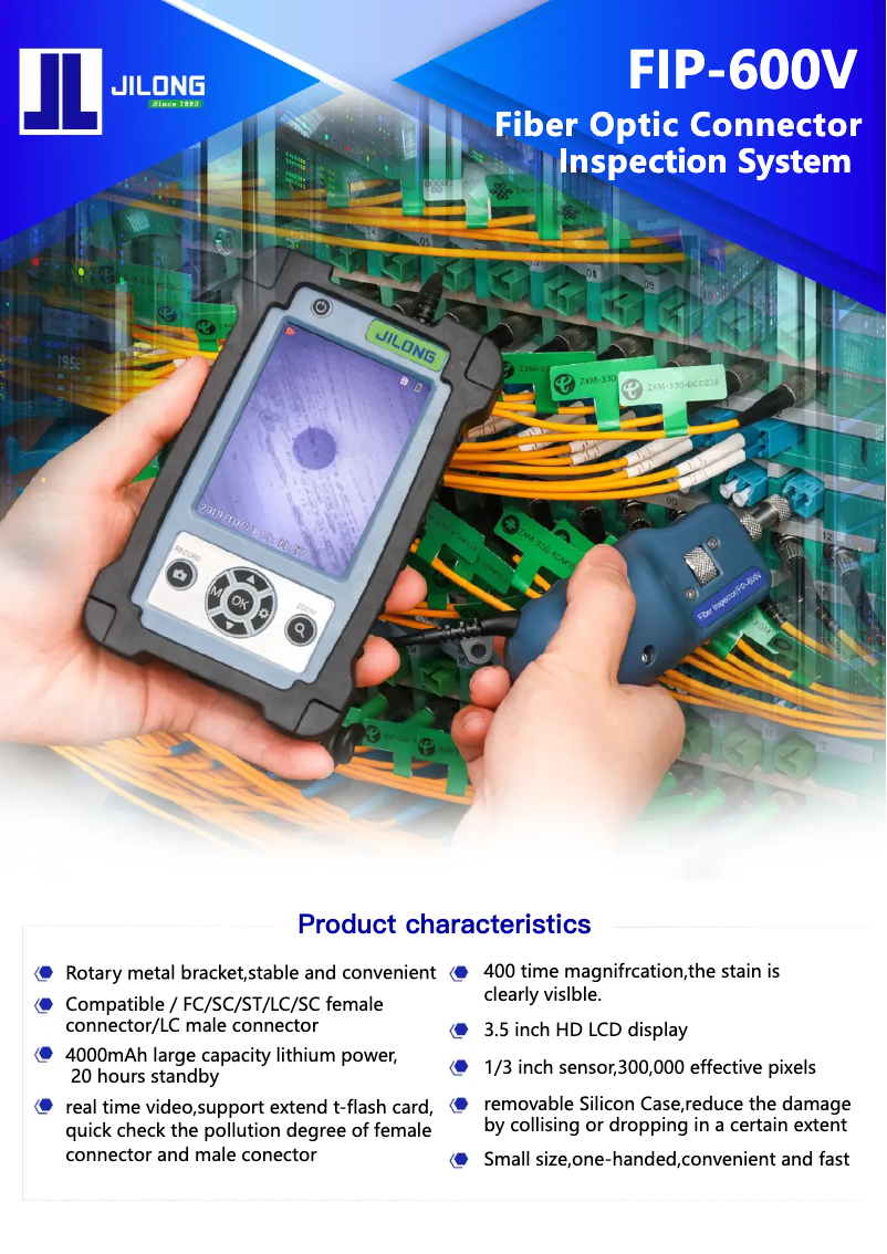 Page 1 de la notice Manuel utilisateur JILONG FIP-600V