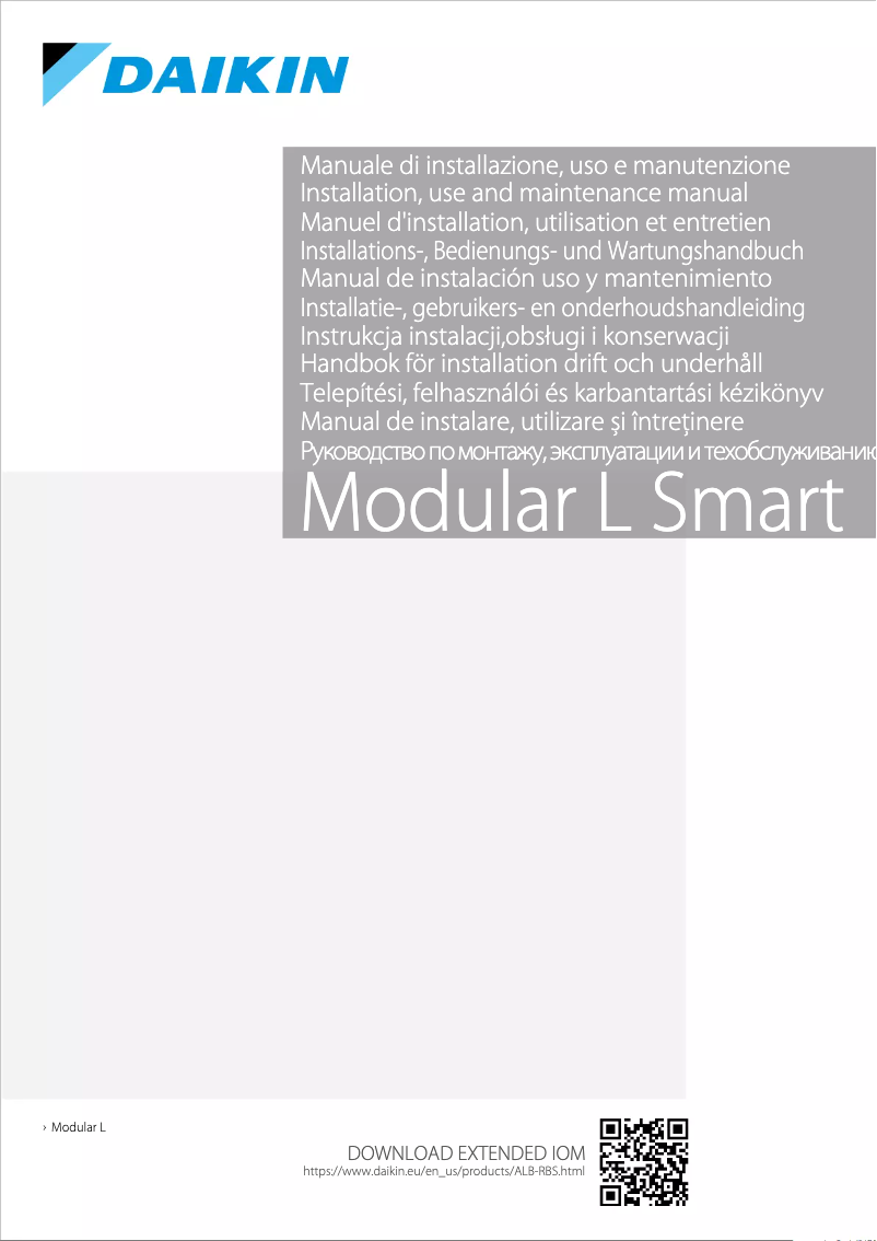 Page 1 de la notice Guide d'installation Daikin ALB07LBSNADBT00
