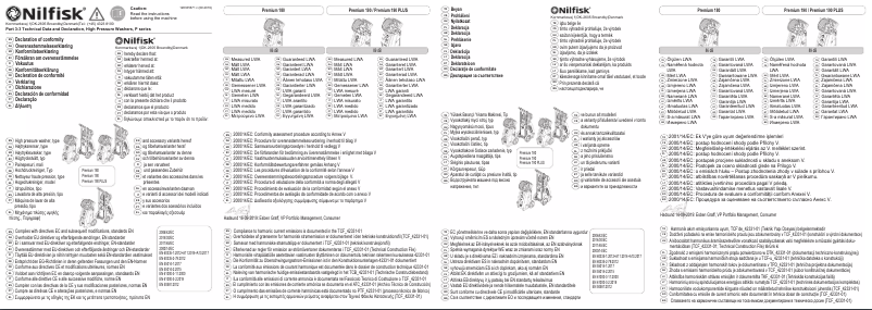 Page 1 de la notice Manuel utilisateur Nilfisk Premium 180