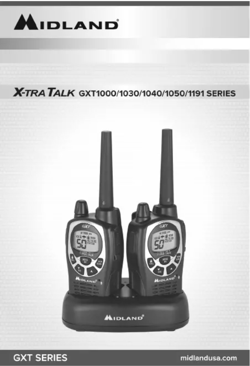 Page 1 de la notice Manuel utilisateur Midland GXT1050VP4