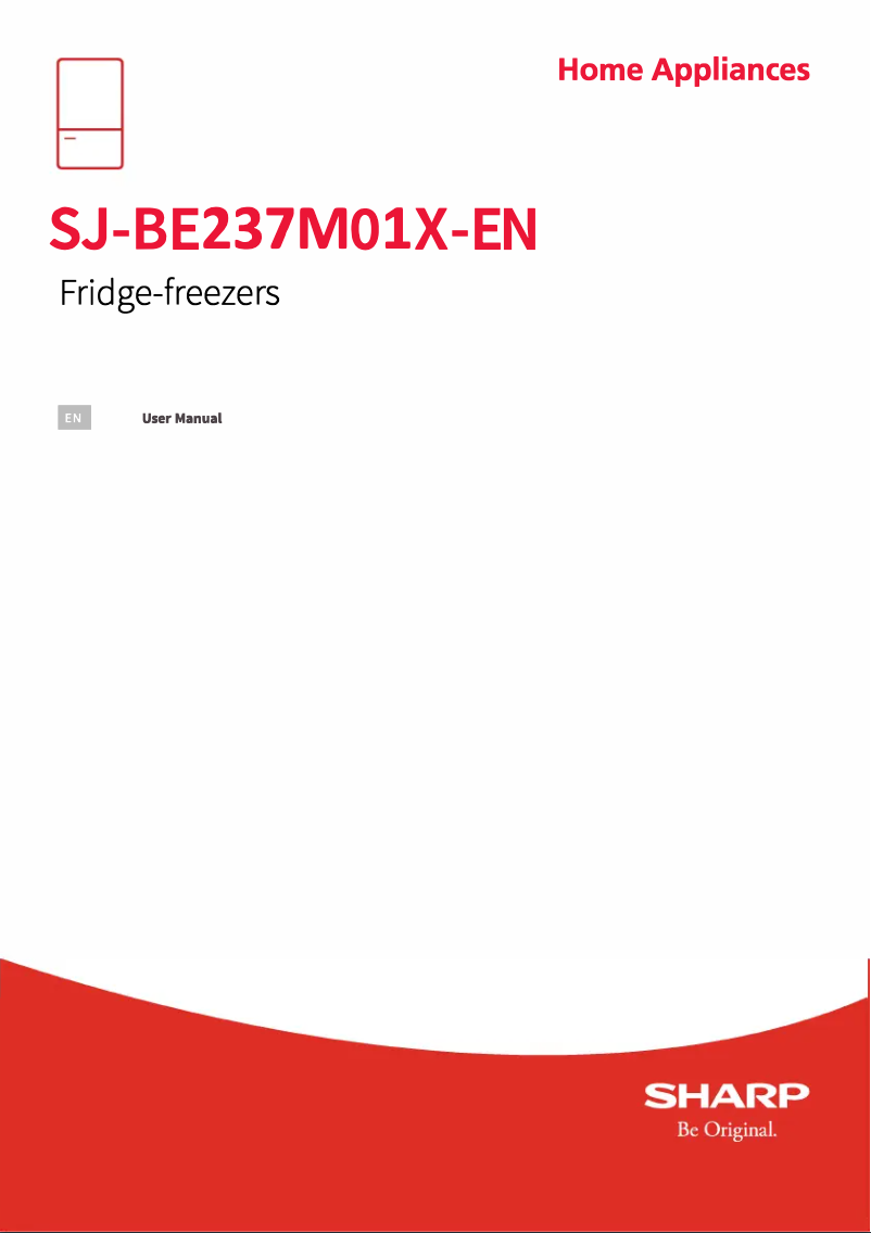 Page n°1 - Manuel utilisateur Sharp SJ-BE237M01X-EN