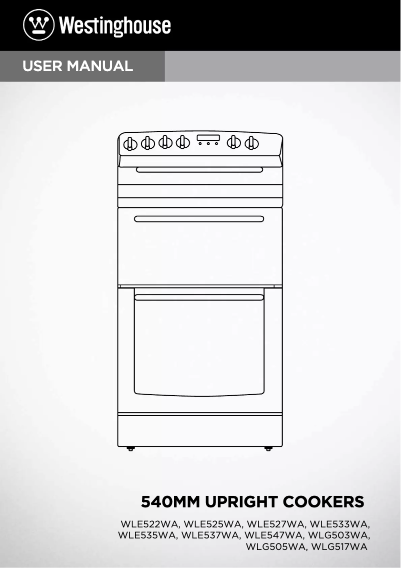 Image de la première page du manuel de l'appareil WLG517WB