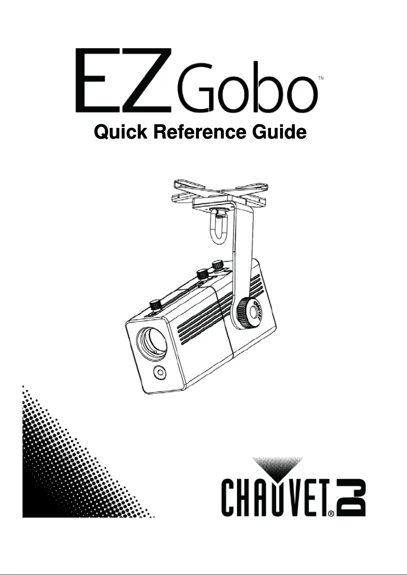 Page n°1 - Manuel utilisateur Chauvet EZ Gobo