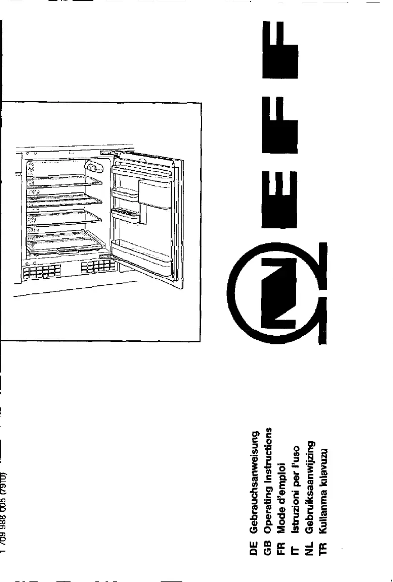 Page n°1 - Manuel utilisateur Neff K4315X0