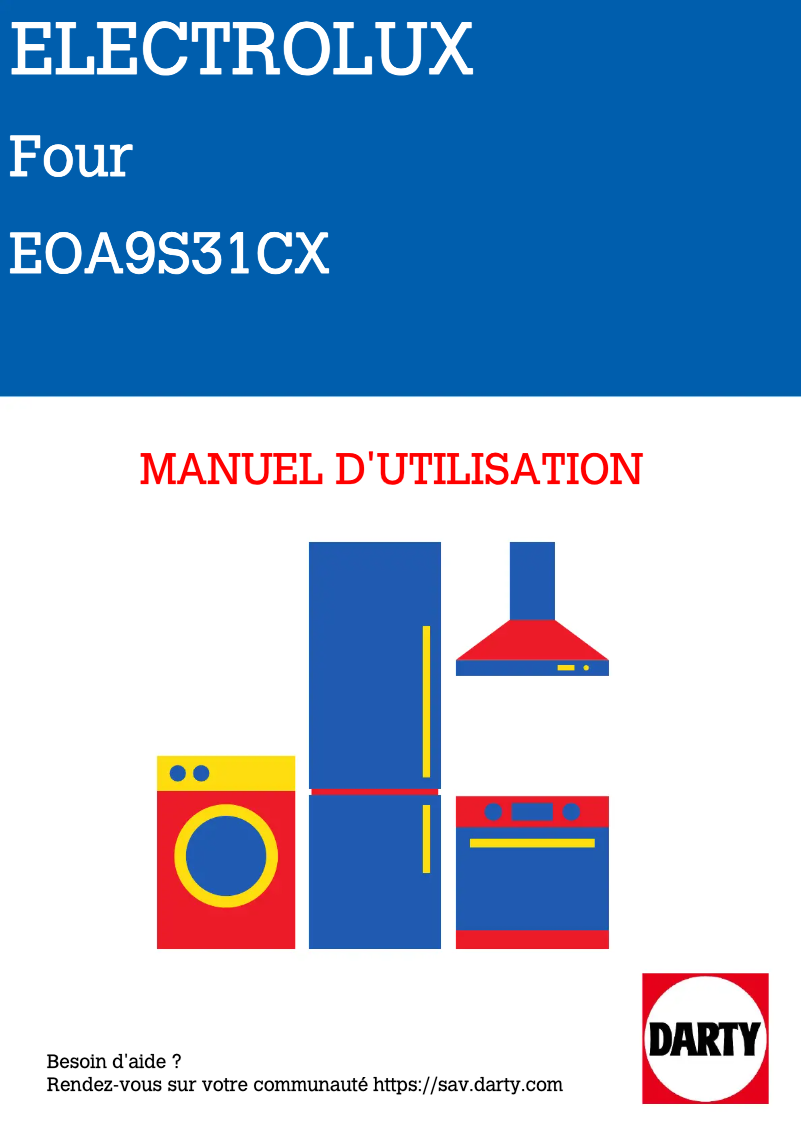 Página 1 del manual Manual de usuario Electrolux EOA9S31CX