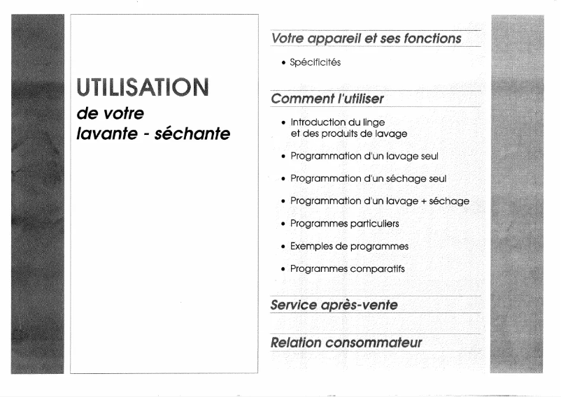 Image de la première page du manuel de l'appareil LSC100