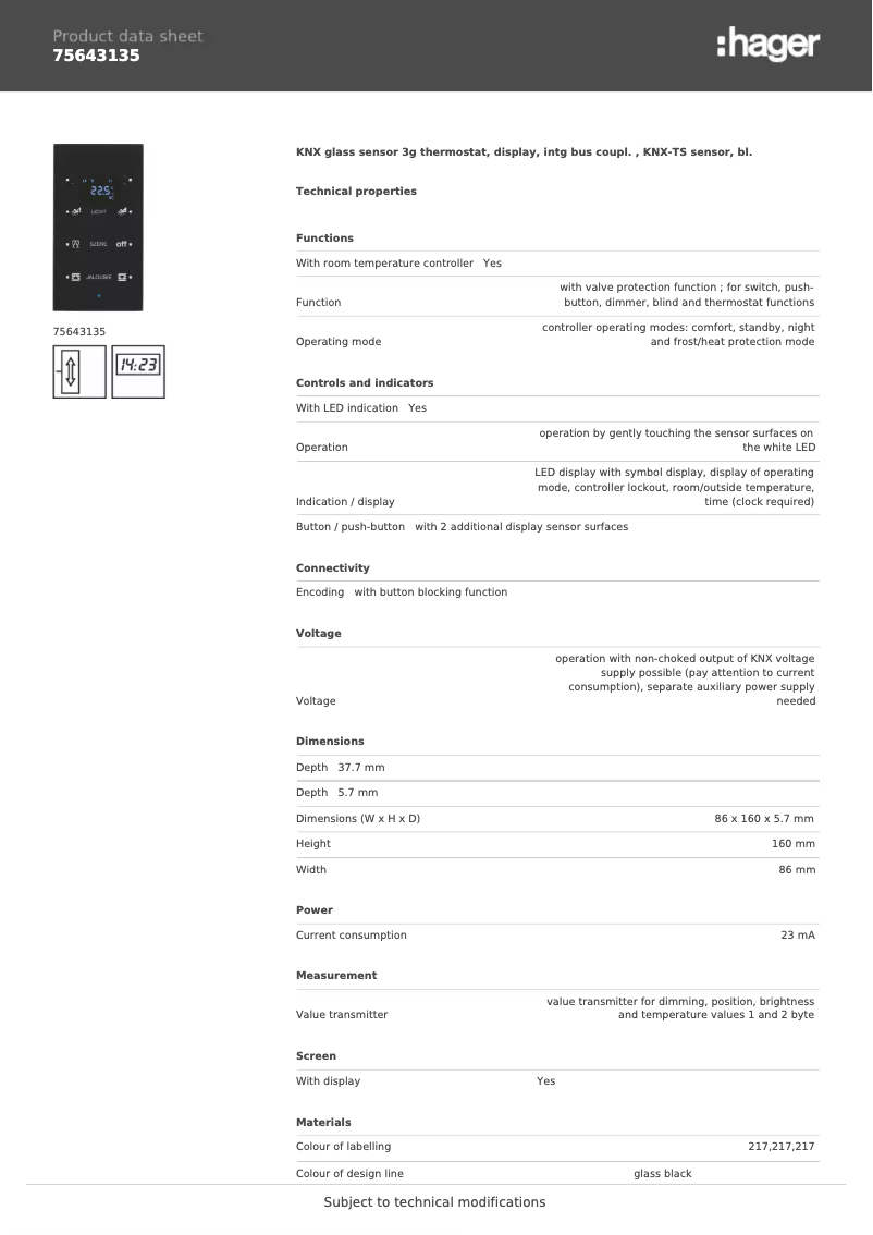 Image de la première page du manuel de l'appareil 75643135