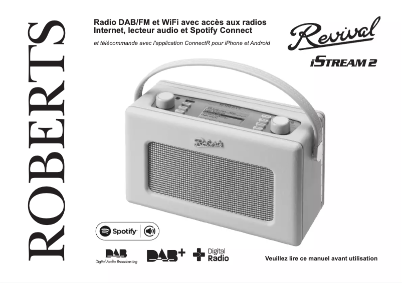 Page n°1 - Manuel utilisateur Roberts Revival iStream 2