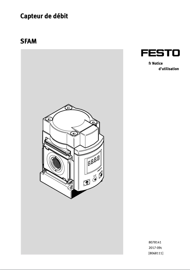 Page n°1 - Manuel utilisateur Festo SFAM-62-1000L-M-2SA-M12