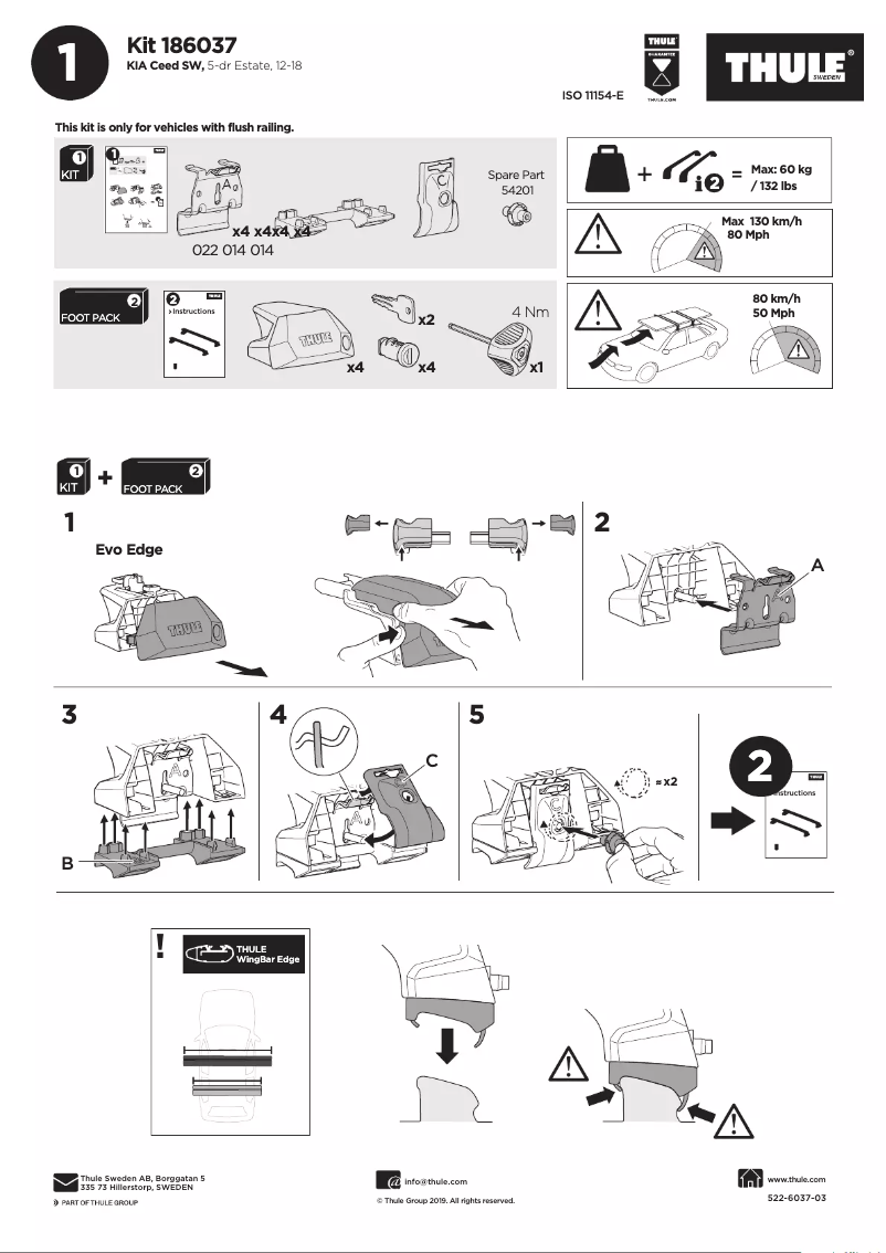 Image de la première page du manuel de l'appareil Kit 186037
