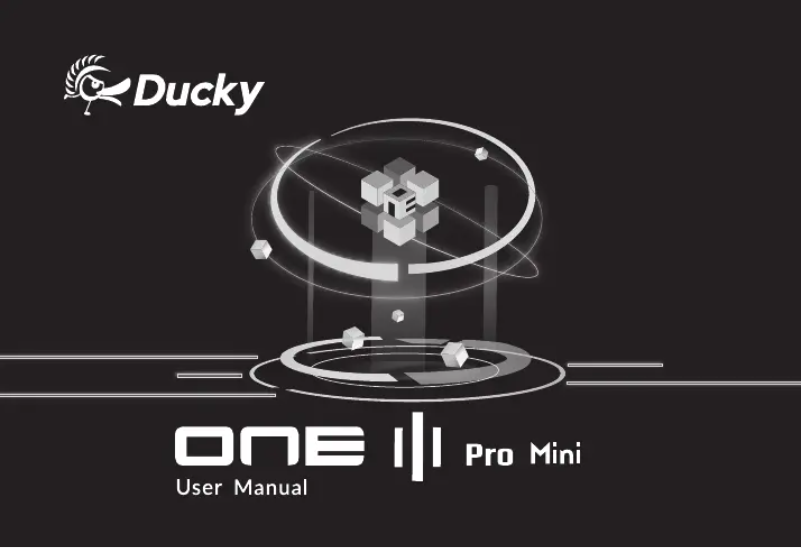 Página 1 del manual Manual de usuario Ducky One 3 Pro