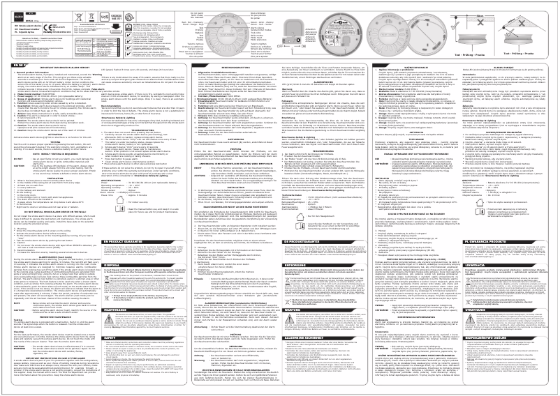 Página 1 del manual Manual de usuario Elro RM521