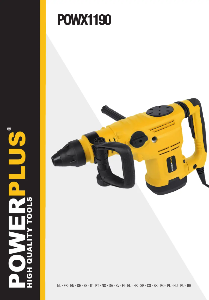 Page 1 of the manual User Manual PowerPlus POWX1190