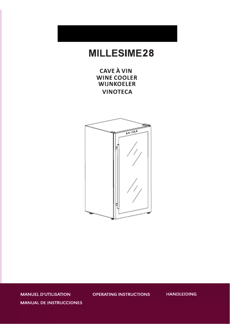 Page 1 de la notice Manuel utilisateur Thomson Millesime 28