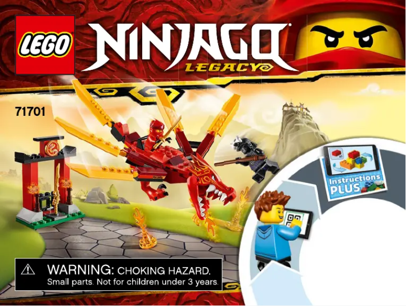 Image de la première page du manuel de l'appareil Ninjago 71701