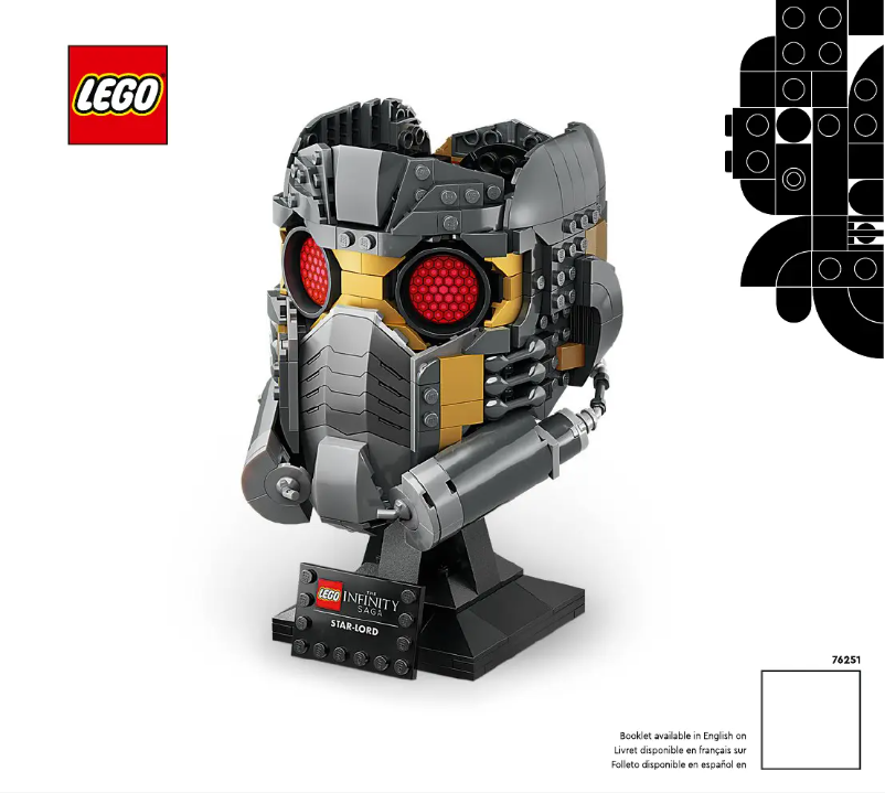 Page 1 de la notice Manuel utilisateur Lego The Infinity Saga 76251