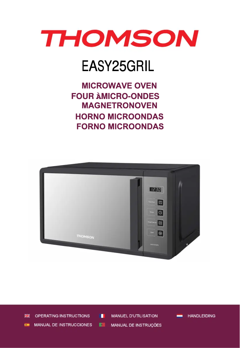 Image de la première page du manuel de l'appareil EASY25GRIL