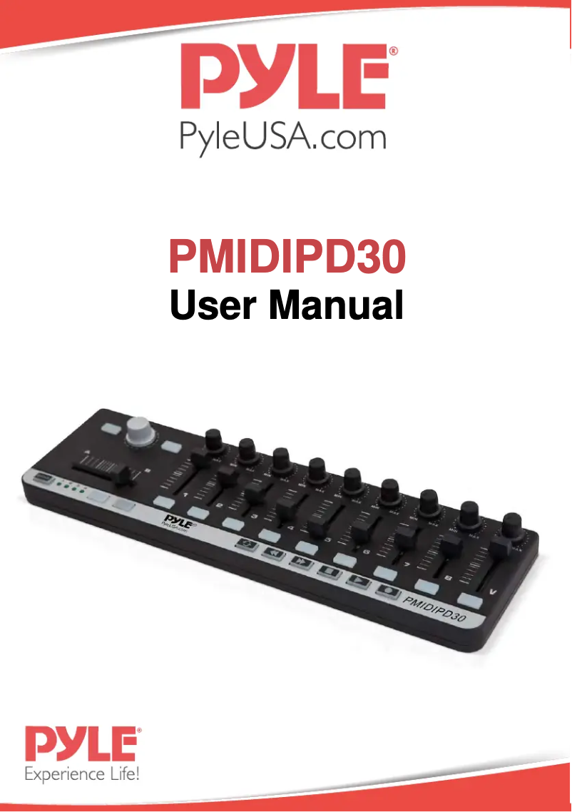 Página 1 del manual Manual de usuario Pyle PMIDIPD30