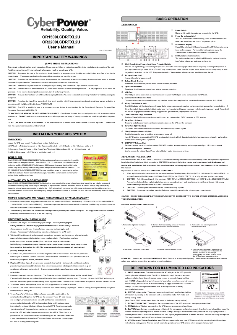 Image de la première page du manuel de l'appareil Smart App Intelligent LCD/AVR