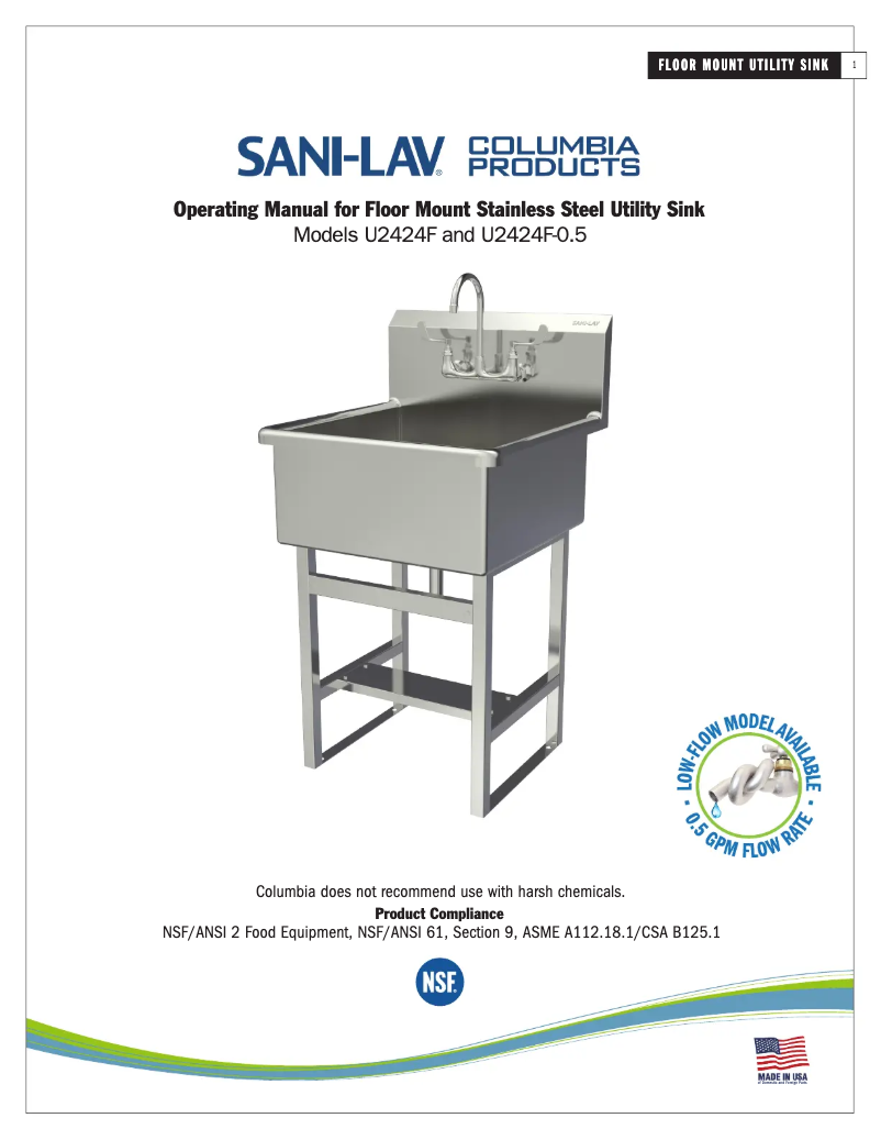 Imagen de la primera página del manual del dispositivo U2424F