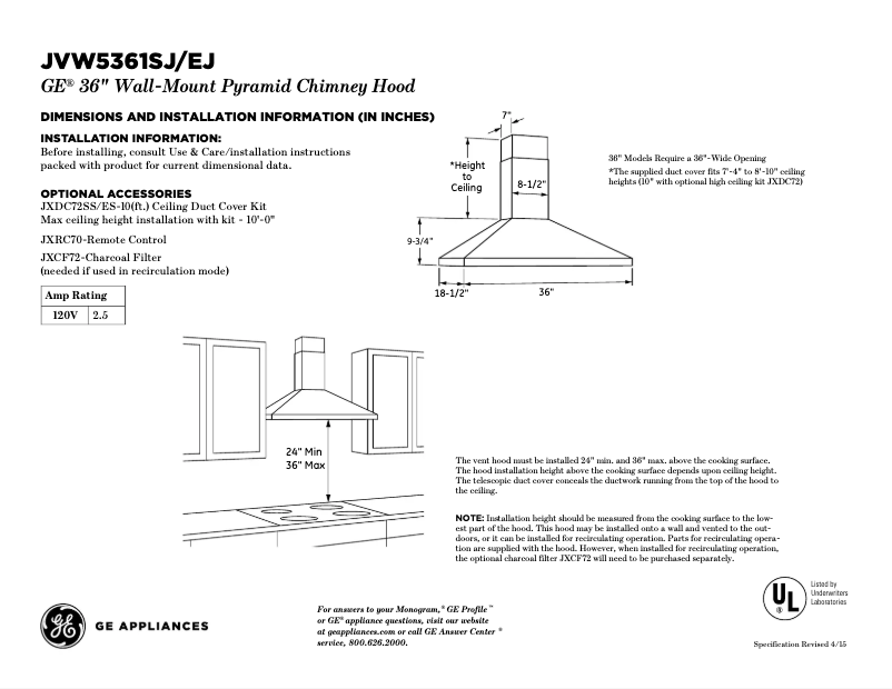 Imagen de la primera página del manual del dispositivo JVW5361BJTS