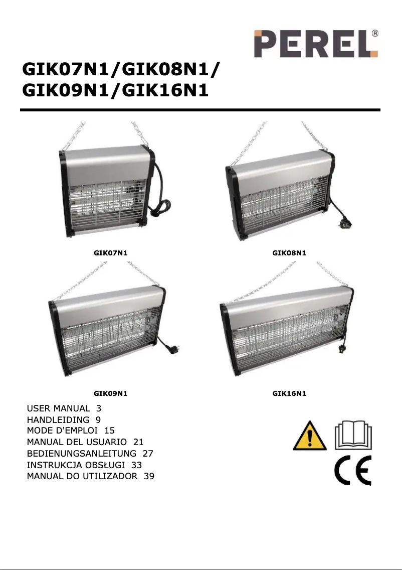 Image de la première page du manuel de l'appareil GIK09N1