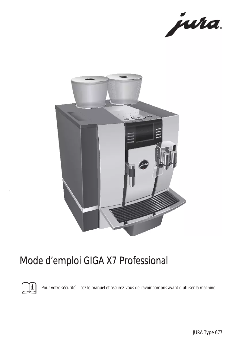Image de la première page du manuel de l'appareil GIGA X7 Professional