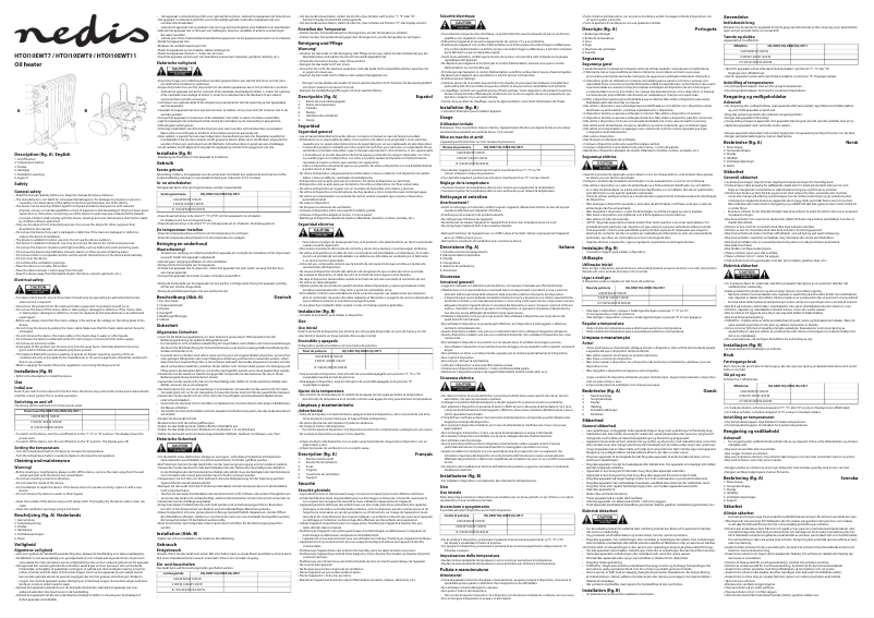 Image de la première page du manuel de l'appareil HTOI10EWT11