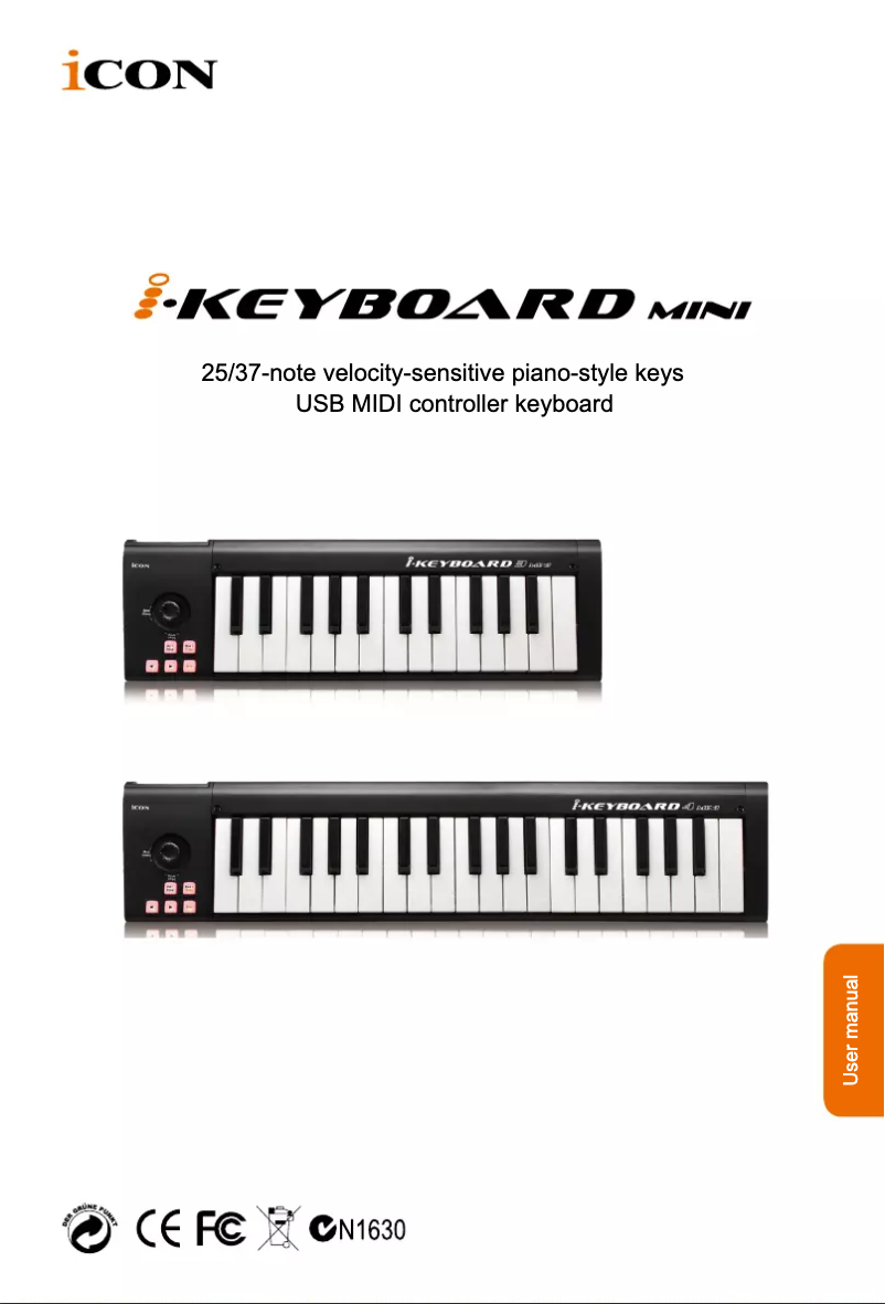 Image de la première page du manuel de l'appareil iKeyboard 4 Mini
