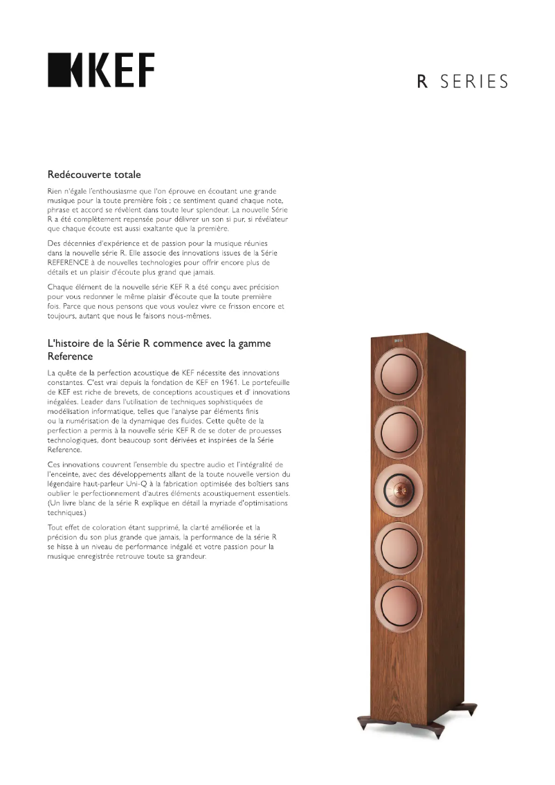 Image de la première page du manuel de l'appareil R8a