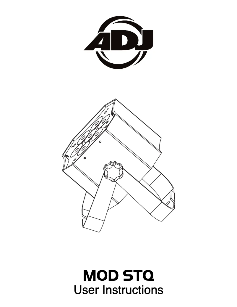 Page 1 de la notice Manuel utilisateur Adj MOD STQ