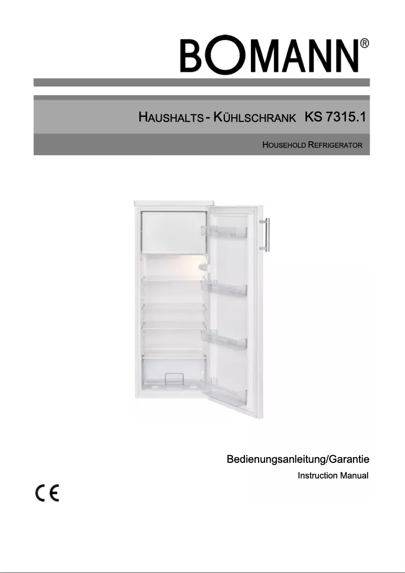 Image de la première page du manuel de l'appareil KS 7315.1